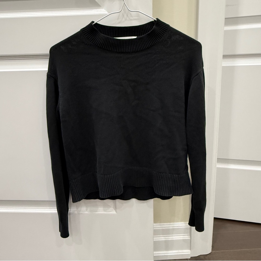 Everlane Black Long Sleeve Sweater